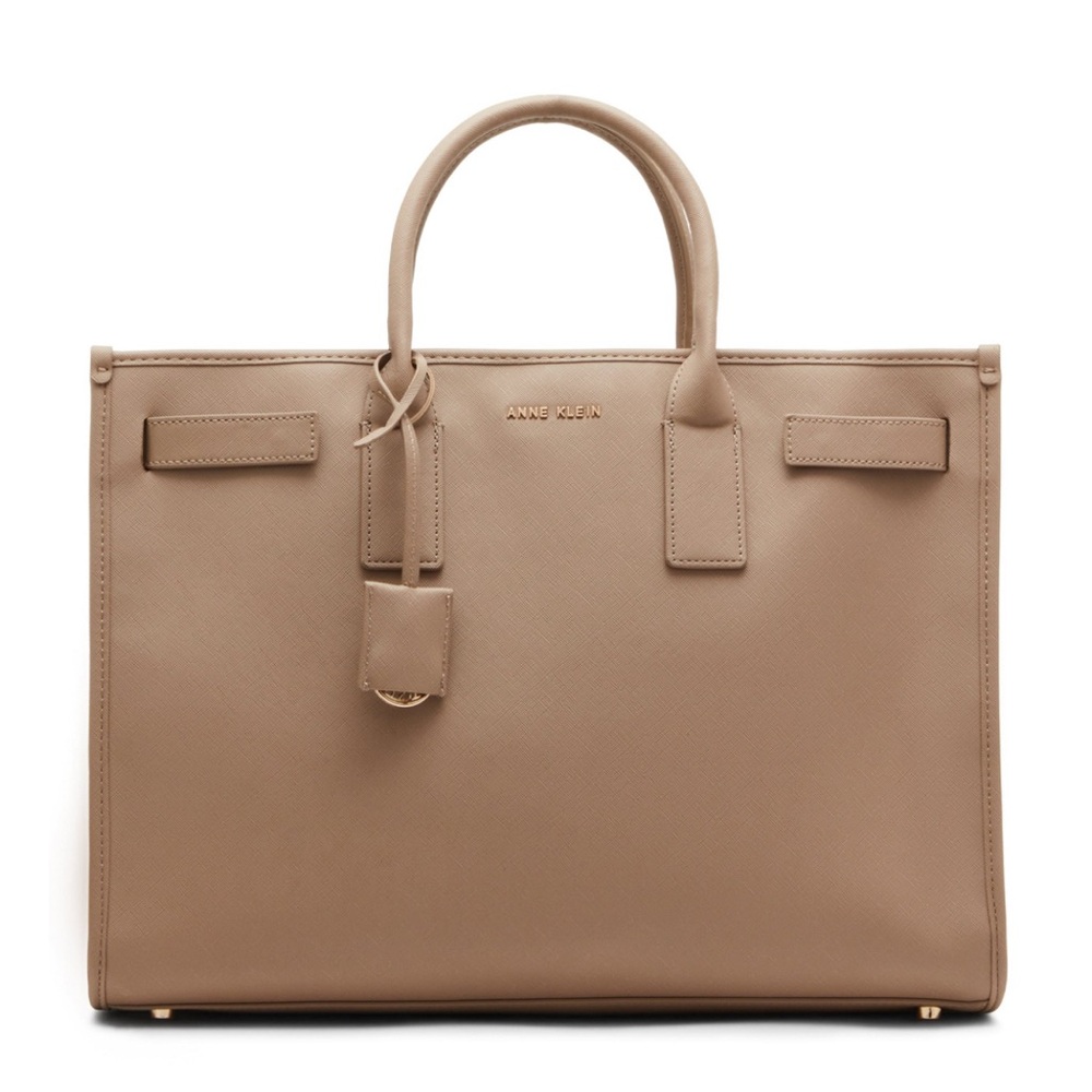 Anne Klein Beige Tote Bag